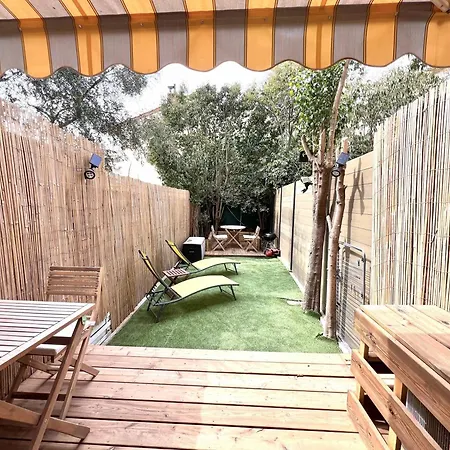 B087 Agreable Studio Proche Du Centre Avec Terrasse Appartamento Cannes